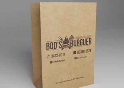 BODS BURGER - SACO DELIVERY 24X35X12