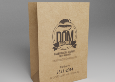 DOM BURGER - SACO DELIVERY 24X35X12
